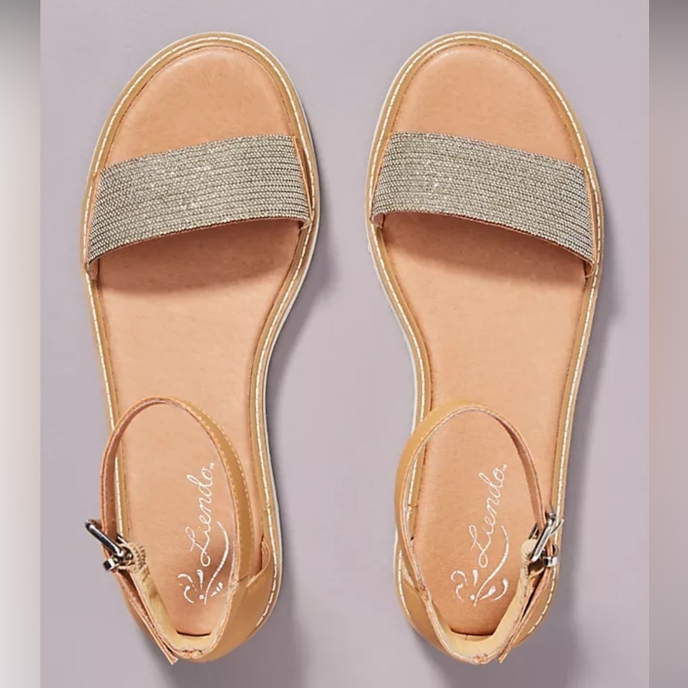 ANTHROPOLOGIE LIENDO SEYCHELLES ATHENS CHAIN LEATHER SANDAL​​​